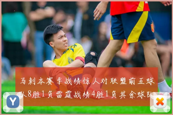 马刺本赛季战绩惊人对联盟前五球队8胜1负雷霆战绩4胜1负其余球队全胜
